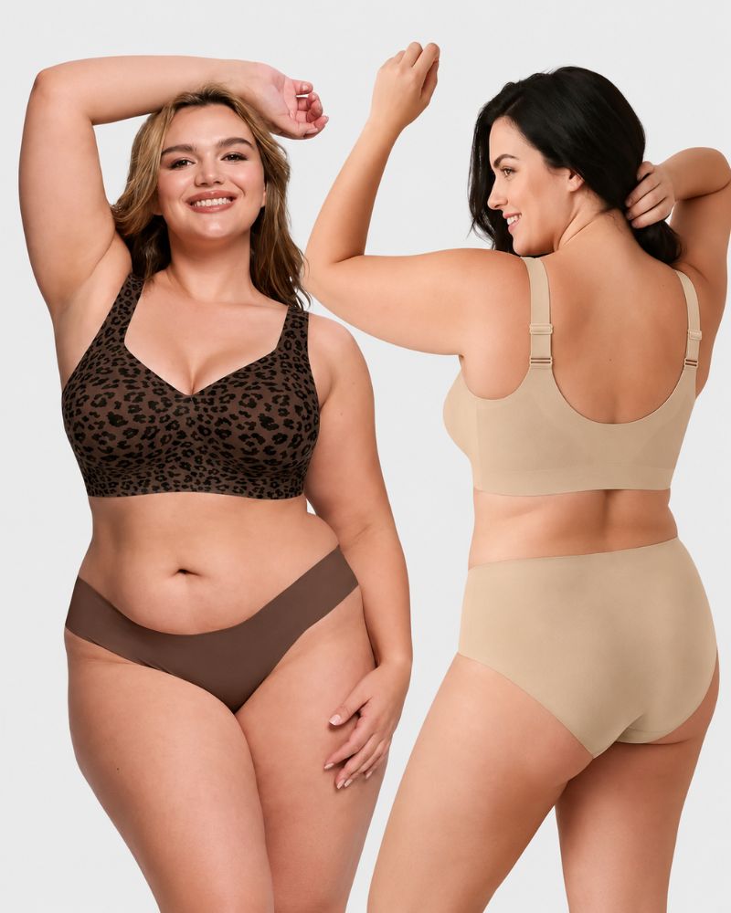 Plus Size Pullover Wireless Full-Coverage Support Bra