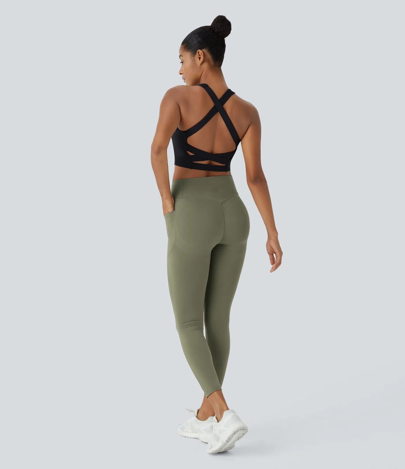 Butt Lifting Tummy Control Pocket Leggings
