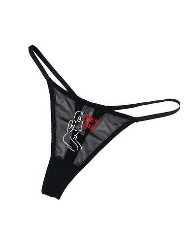 Sexy Low-Rise Mesh T-Back Panties