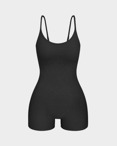 Slimming Spaghetti Strap Romper Shorts