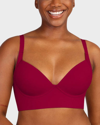 Back-Smoothing Underwire Push-Up Bra