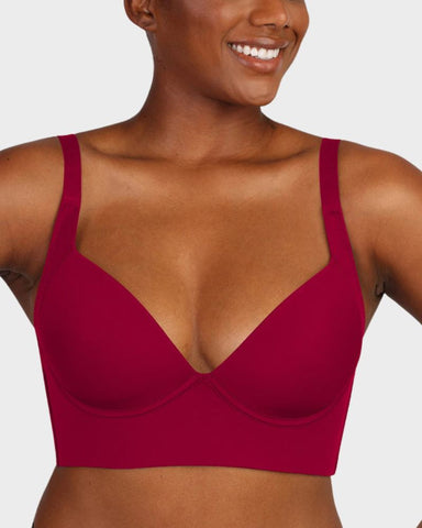 Back-Smoothing Underwire Push-Up Bra