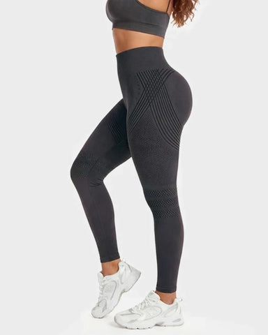 3D Textured Tummy Control & Butt-Lifting Leggings