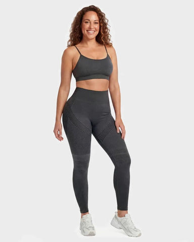 3D Textured Tummy Control & Butt-Lifting Leggings
