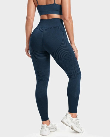 3D Textured Tummy Control & Butt-Lifting Leggings