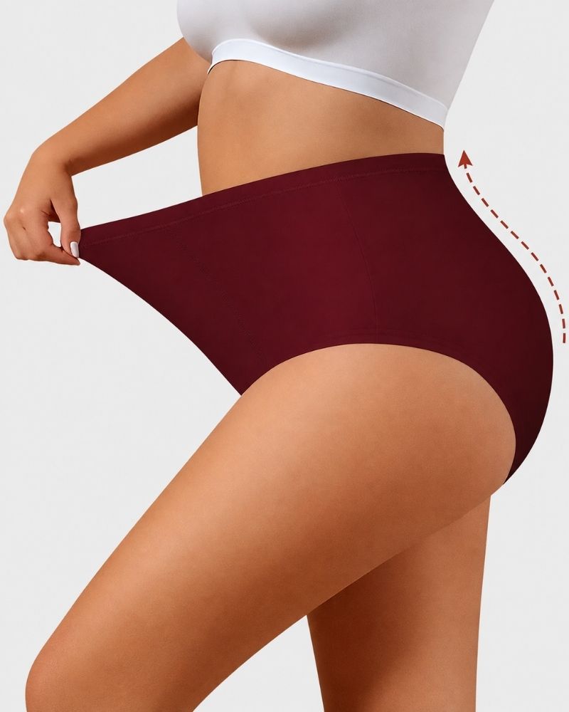 4-Pack High-Waist Cotton Stretch Briefs