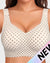 Cream White with Black Polka Dot