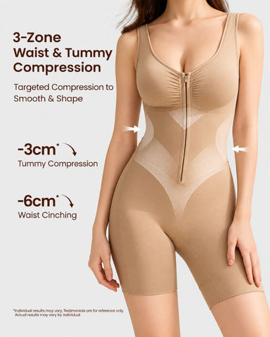 Easy-Off Zip-Up Full-Body Sculpting Shapewear