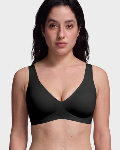 Deep V Seamless Wireless Push-Up Bra