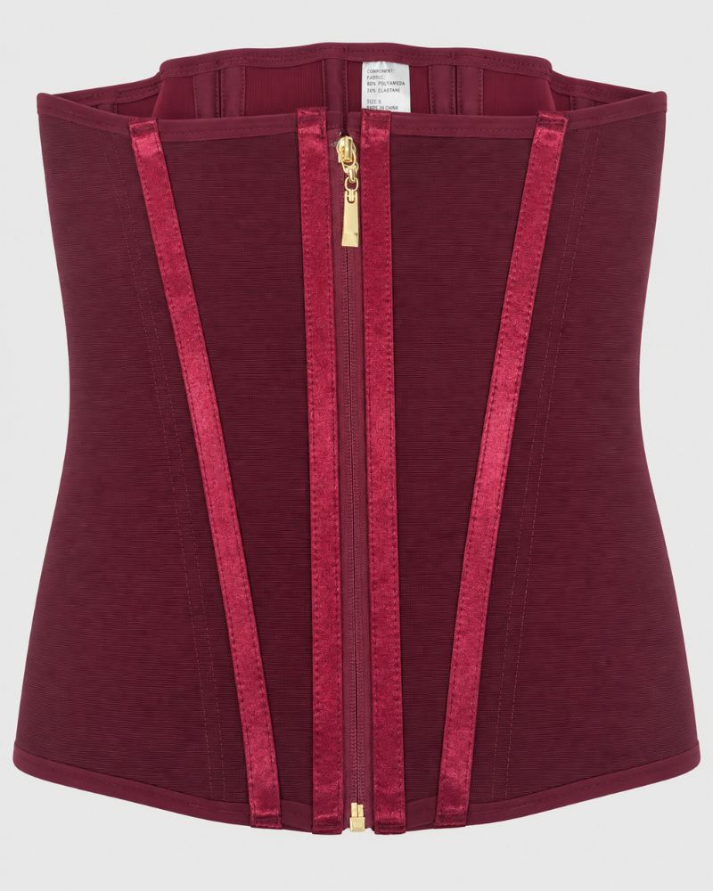 15-Bone Zip-Up High-Compression Waist Cincher
