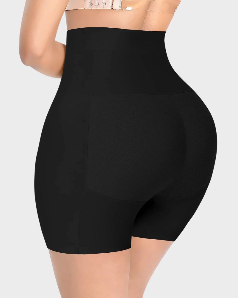 High-Waist Padded Butt-Lifting Shaping Shorts