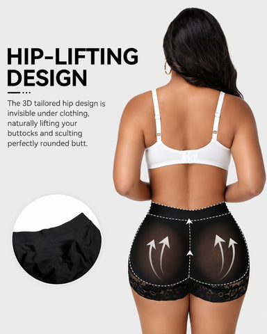 V-Crossover Tummy Control Butt-Lifting Shapewear Shorts