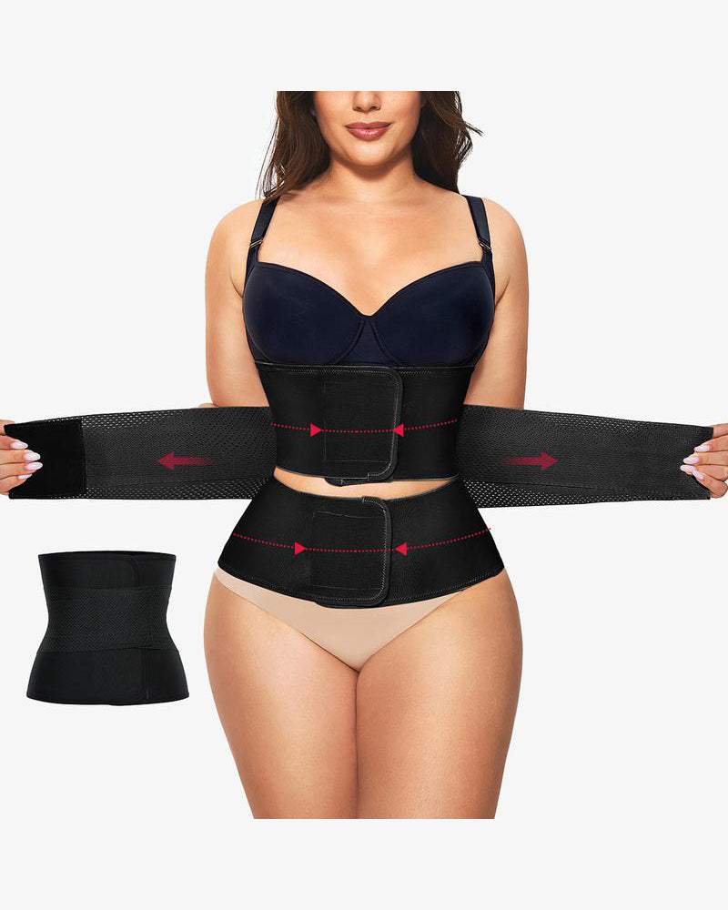 Women’s Triple-Belt Waist Trainer – Adjustable Compression Shapewear for Workout & Daily Support