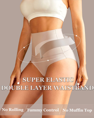 Women’s Tummy Control High-Waist Briefs Set of 3