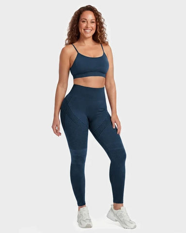 3D Textured Tummy Control & Butt-Lifting Leggings