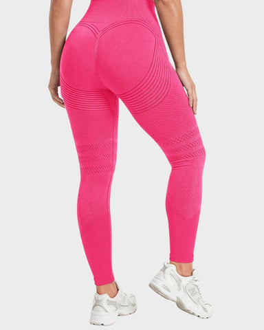 3D Textured Tummy Control & Butt-Lifting Leggings
