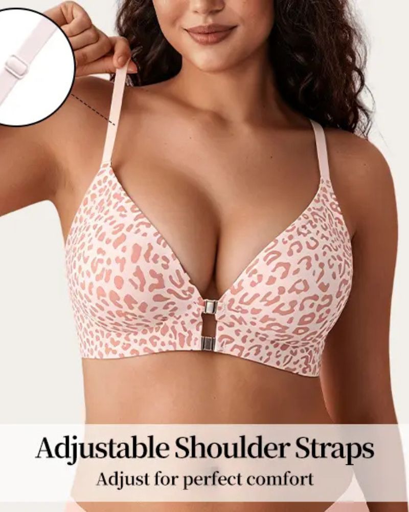 Magnetic Front Closure Wirefree Jelly Support Bra