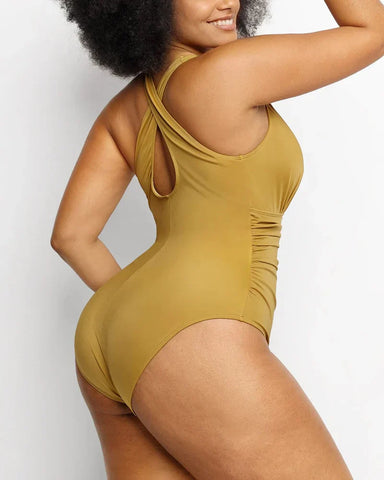 Smart Sculpt Plunge Swimsuit Flatter Your Figure