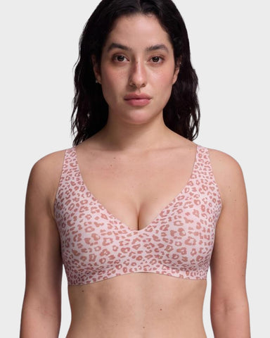 Deep V Seamless Wireless Push-Up Bra