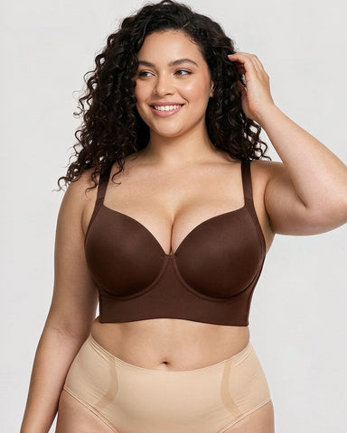 Back-Smoothing Underwire Push-Up Bra