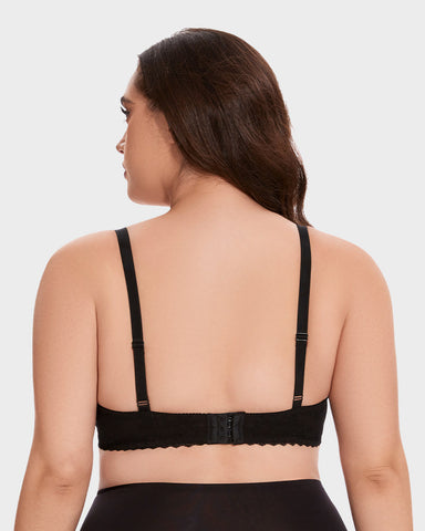 Comfort Lace Trim Push-Up Bra