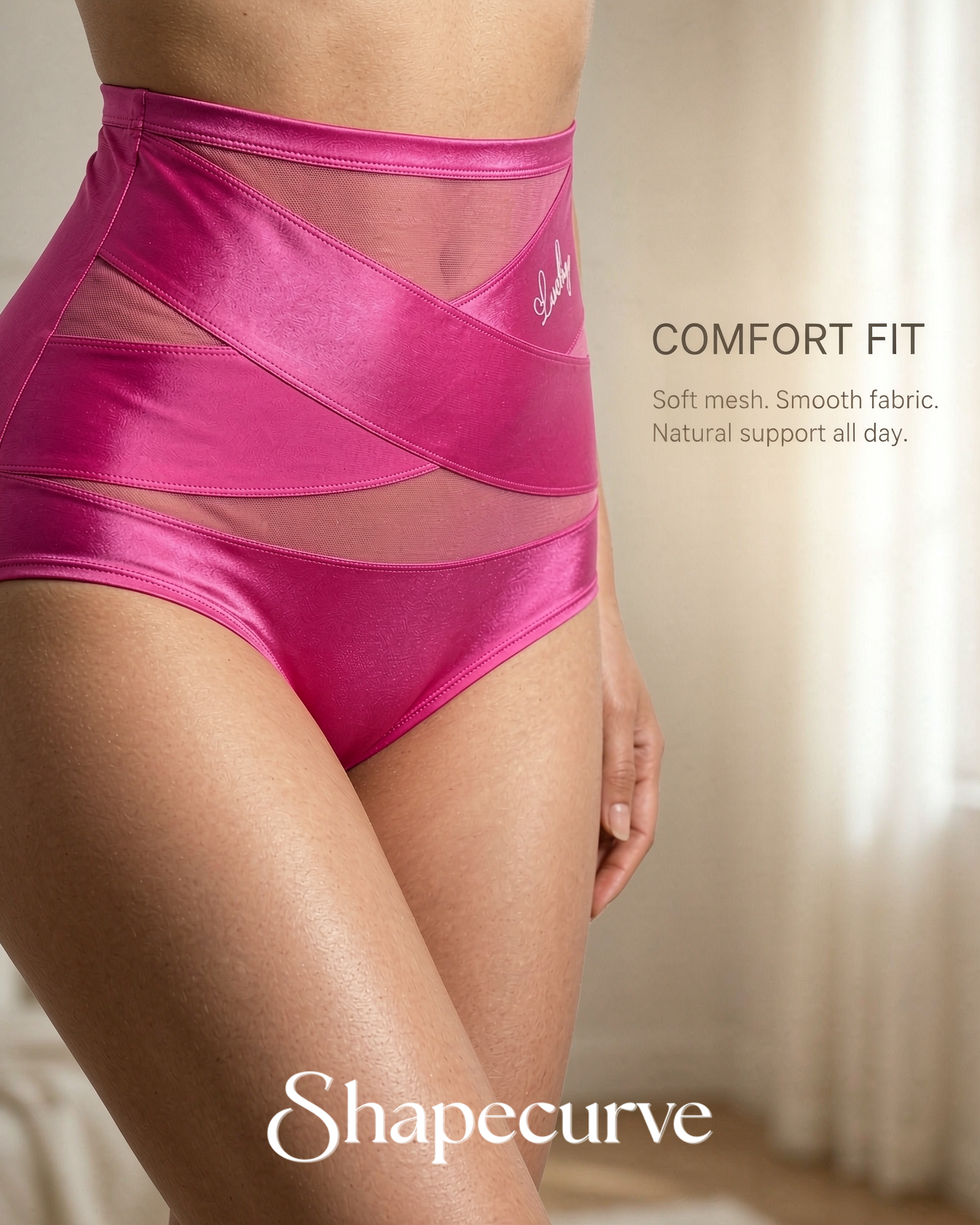 High-Waist Tummy Control Seamless Shaping Panties