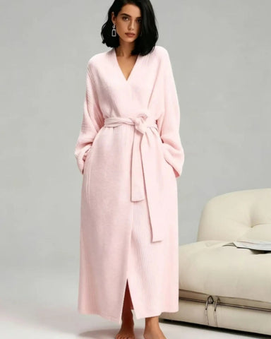 Oversized Double-Sided Fleece Long Robe
