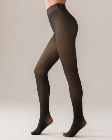 Fleece-Lined Sheer Tights – BOGO