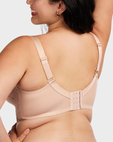 Plus Size Mermaid Lace Minimizer Underwire Bra
