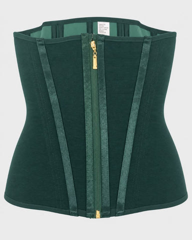 15-Bone Zip-Up High-Compression Waist Cincher