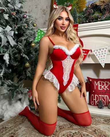Women'S Sexy Christmas Costume Bodysuit