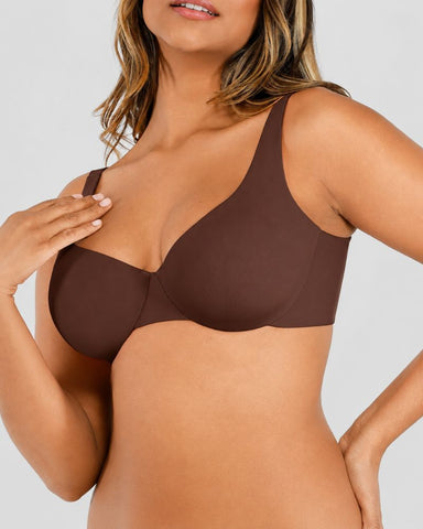 Plus Size Unlined Minimizer Underwire Bra