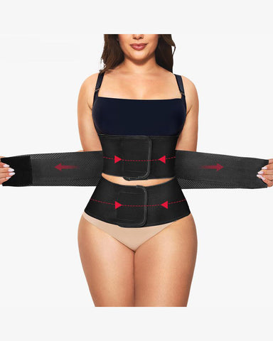 Women’s Triple-Belt Waist Trainer – Adjustable Compression Shapewear for Workout & Daily Support