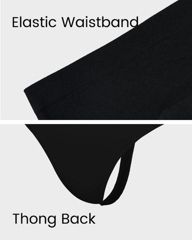 2-Pack High-Waist Tummy Control Thongs