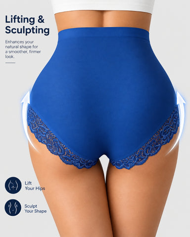 4-Pack High-Waist Lace Shaping Panties