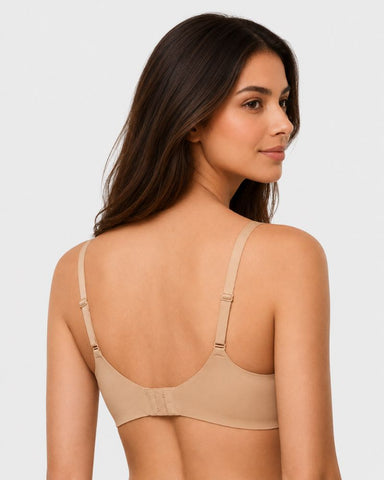 Deep Plunge Push-Up Underwire T-Shirt Bra