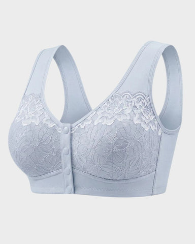 Front-Closure Wireless Support Bra