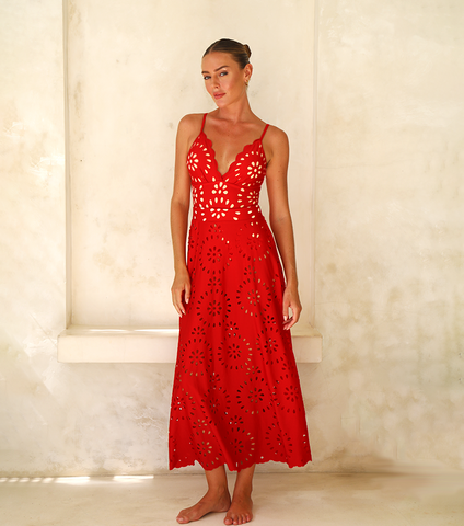 Shapecurve® Flower Hollow One Piece Swimsuit and Skirt