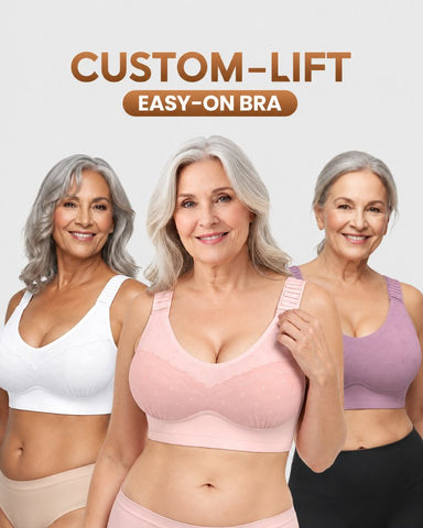 Custom-Lift Easy-On Wireless Full-Coverage Bra