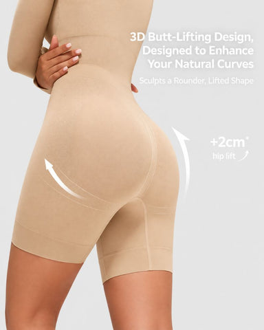 Long-Sleeve Full-Body Sculpting Shapewear Bodysuit