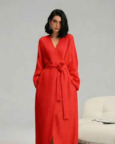 Oversized Double-Sided Fleece Long Robe