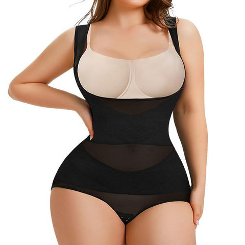 Shapecurve Shapewear Bodysuit Mesh Breathable, Invisible Tummy Control