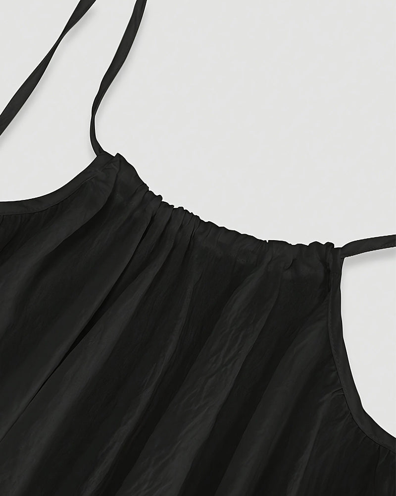 Women's Solid Color Backless Cami Dress Shapecurve Women's Solid Color Backless Cami Dress Shapecurve