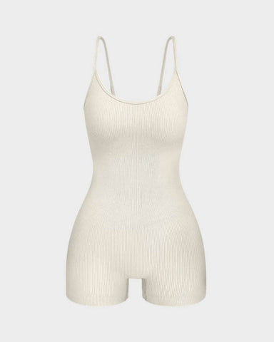 Slimming Spaghetti Strap Romper Shorts