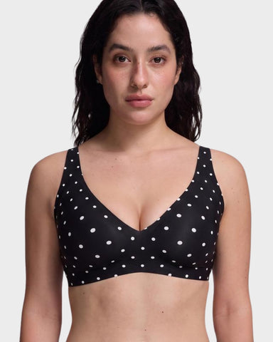 Deep V Seamless Wireless Push-Up Bra