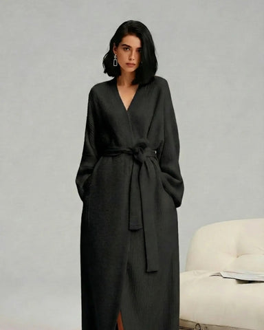 Oversized Double-Sided Fleece Long Robe