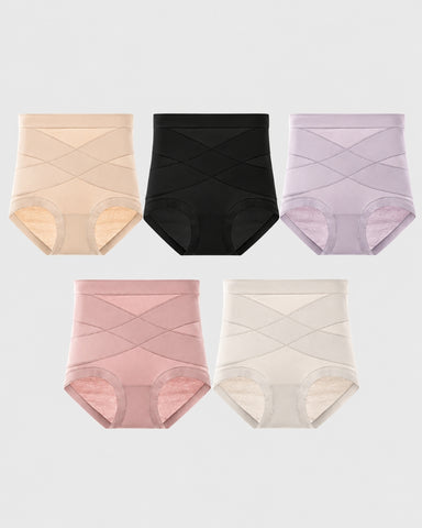 5-Pack Ultimate Comfort Leakproof & Shaping Panties