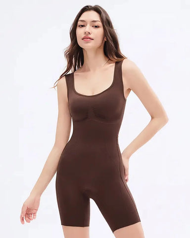 Triple-Zone Compression Drop-Seat Full Body Shaping Bodysuit