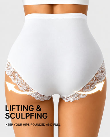 4-Pack High-Waist Lace Shaping Panties