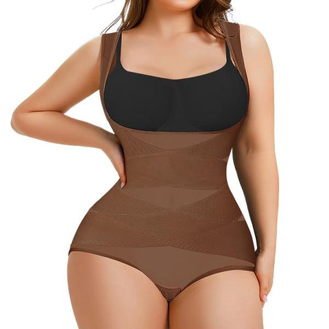 Shapecurve Shapewear Bodysuit Mesh Breathable, Invisible Tummy Control